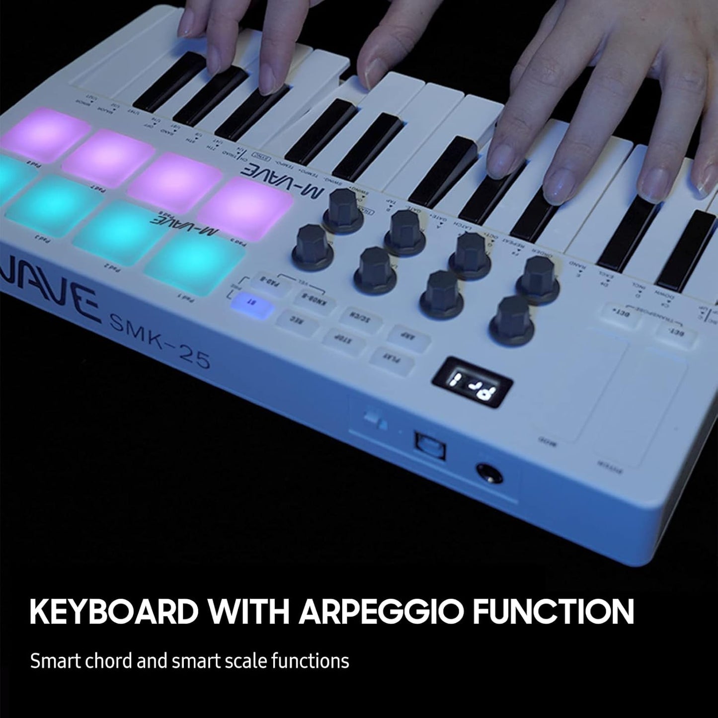 🔥25-key MIDI control keyboard mini portable USB keyboard MIDI controller, DJ